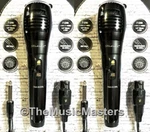 2X Dynamic Handheld Microphone Karaoke Dj Vocal With On/off Switch 1/4" Plug. Fixed Price $24.99.