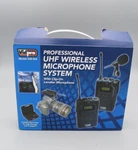 Vidpro XM-W4 Professional Uhf Shoe Mount Wireless Microphone System Lavalier. Fixed Price $129.95.