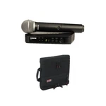 Bundle Of Shure BLX24 Wireless System With PG58 Mic + Eva Case. Fixed Price $399.00.