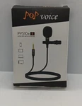 Pop Voice PV510+ Lavalier Microphone. Fixed Price $14.56.