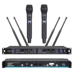2CH Wireless Handheld Dynamic Uhf Microphone Receiver System Church Ktv. Fixed Price $169.85.