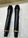 Vocopro Black Wireless Microphones (9E,9F) (UHF-3205-9). Fixed Price $64.99.
