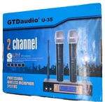 Gtdaudio U-35 Uhf Wireless Professional Microphone Systems 4 Lavalier. Fixed Price $119.99.