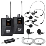 Pyle Dual Uhf Microphone System - Portable Professional Cordless .... Fixed Price $85.40.