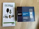 In Box Lyx Pro Studio Condenser Microphone With Pop Shield- Podcast Nib. Fixed Price $25.00.