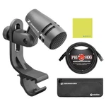 Sennheiser 604 Cardioid Dynamic Drum Microphone Bundle W/pig Hog PHM10 8MM .... Fixed Price $249.19.
