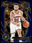 2024-25 Panini Select Blue Prizm Stephen Curry Courtside Golden State Warriors. Fixed Price $9.99.