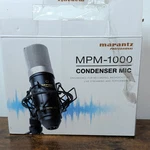 Marantz MPM-1000 Condenser Microphone, Shock Mount, Tripod Stand, Xlr Cable. Fixed Price $34.19.