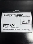 Phenyx Pro PTV-1 Vhf Wireless Microphone Handheld Bodypack Lavalier Headset Yoga. Fixed Price $44.99.