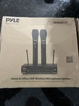 Pyle PDWM2125 Portable Uhf Wireless Battery Operated Microphone System. Fixed Price $59.50.