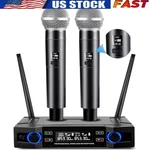 Professional 2 Channel Uhf Wireless Dual Microphone Cordless Handheld System. Fixed Price $40.98.
