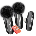 Synco Wireless Lavalier Microphone For Iphone, P2XL Stansard, Black. Fixed Price $19.13.