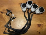 Lot Of 4 Motorola HMN1089C Microphones. Fixed Price $120.00.