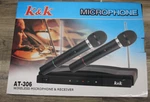 K&k Handheld Microphone System AT-306 Wireless. Fixed Price $46.99.