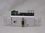 Kramer WP-301XL Vga And Stereo Audio Extender Transmitter Active Wall Plate. Fixed Price $132.00.