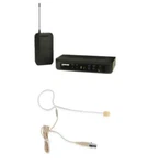 Shure BLX14 Wireless Bodypack System With Tan Earset Microhone. Fixed Price $375.00.