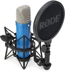 Rode NT1 Signature Series Condenser Microphone With SM6 Shockmount And Pop. Fixed Price $159.00.