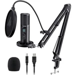 Maono Usb Microphone For Pc, Professional Computer Condenser With Mute, M.... Fixed Price $125.45.