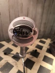 Blue Snowball Ice Usb Microphone White Adjustable Stand/mount. Fixed Price $29.99.