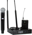 Shure QLXD124/85 Combo Wireless Handheld Lavalier Microphone System - V50. Fixed Price $1767.00.