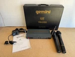 Gemini Gsp Series VH-220 Wireless Receiver & Microphones Original Case. Fixed Price $20.00.