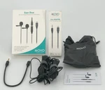 Movo Ilav-duo Dual Lightning Lavalier Clip-on Interview Microphone For Iphone. Fixed Price $22.36.