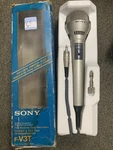 Vintage 1980 Sony F-V3T Dynamic Microphone W/ Tally Switch + Adapter. Fixed Price $75.00.