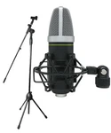 Mackie EM-91CU Usb Condenser Microphone Cardioid +emb MS07 Telescoping Stand. Fixed Price $89.99.