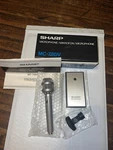 Sharp MC-78DV Vintage Moving Coil Microphone W/manual Missing Cables.. Fixed Price $20.00.