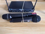 Samson Concert CR88 Wireless Receiver/ With 2 Microphones. Fixed Price $39.80.