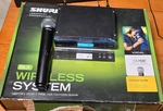 Tested Shure Wireless Microphone System. Includes BLX4R Receiver, SM58. Fixed Price $236.55.