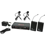 Galaxy Audio EDXR/38VV 2-SET Dual Lavalier Wireless Microphone System, Band. Fixed Price $179.99.