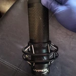 Hyperx Quadcast Usb Condenser Microphone With Shock Mount, Black. Fixed Price $35.00.