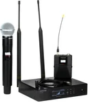 Shure QLXD124/85 Combo Wireless Handheld Lavalier Microphone System - G50. Fixed Price $1767.00.