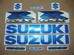 Stickers For Suzuki Gsx-r 1000 Custom Pearl Blue Decals Set Graphics Kit K5 K6. Fixed Price $102.90.