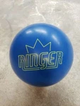 New Brunswick Blue Ringer Bowling Ball 15#. Fixed Price $190.00.