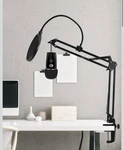 Blue Yeti Usb Microphone Bundle With Boom Arm And Pop Filter Black New. Fixed Price $109.99.