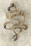 Vintage Sterling Ribbon Scroll Stickpin 2 1/4 Inches Long - 5.1 Grams. Fixed Price $37.50.