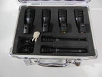 Audix Series 6 Drum Set With Case 3-F10, 1-F12 Dynamic 2-F15 Condenser. Fixed Price $250.00.