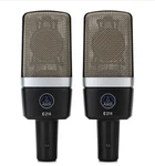 Akg 214 Large Diaphram Matched Pair, Condenser Microphones. New Condition. Fixed Price $629.99.