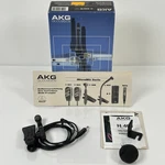 (new) Akg C408/B Professional Condenser Hypercardioid Clip-on Microphone. Fixed Price $139.99.