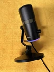 Anker Usb Condenser Microphone W/ Stand Rgb Light Plug & Play For Pc Mac Stream. Fixed Price $22.00.