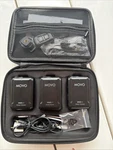 Movo WMX-1-DUO 2.4GHZ Dual Wireless Lavalier Microphone System Never Used. Fixed Price $25.00.