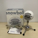 Blue Snowball Usb Condenser Microphone 988-000073. Fixed Price $34.99.