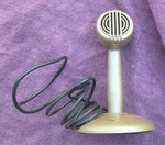 Vintage Astatic C-2644 Bullet Microphone Art Deco Usa Harp W Stand. Fixed Price $150.00.
