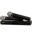 New For Shure BLX288/PG58 Wireless Microphone Dual Channel Handheld System. Fixed Price $135.65.
