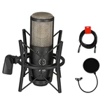 Akg Project Studio P220 Condenser Microphone W/ Pop Filter & Xlr Cable. Fixed Price $159.00.
