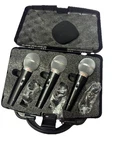 Pyle PDMICKT34 Dynamic Microphone Kit (3) Professional Handheld Mics & Cable. Fixed Price $60.00.