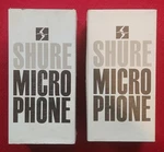 Lot Of 2 Shure Brothers 545SD Unidyne Iii And Iv 548SD-CN Microphone Boxes. Fixed Price $49.95.