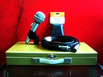 Vintage Rare 1970'S Shure 585SBV Dynamic Cardioid Microphone Lo Z W Accessories. Fixed Price $204.45.